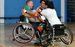 Premier entrainement de Rugby XIII Fauteuil