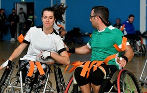 Entraînement de Rugby XIII Fauteuil