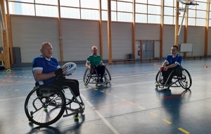 Entraînement de Rugby XIII Fauteuil