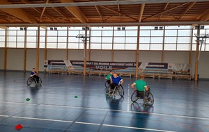 Entraînement de Rugby XIII Fauteuil