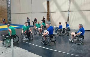 Entraînement de Rugby XIII Fauteuil