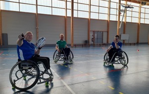 Entraînement de Rugby XIII Fauteuil