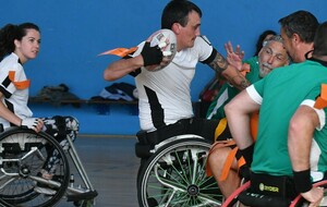 Entraînement de Rugby XIII Fauteuil