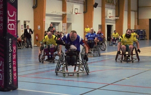 Entraînement de Rugby XIII Fauteuil