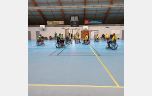 Entraînement de Rugby XIII Fauteuil