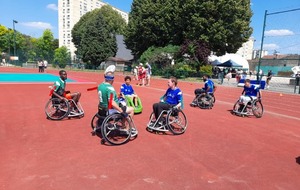 Entrainement de Rugby XIII Fauteuil