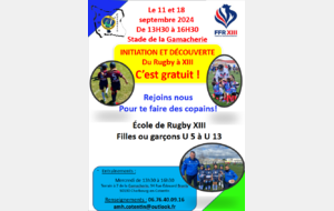 Initiation et Découverte Ecole de Rugby