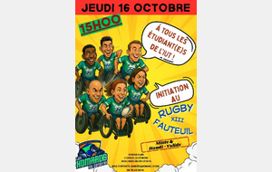 Initiation et découverte Rugby XIII Fauteuil à l'IUT