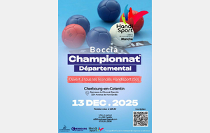 Championnat Départemental de Boccia