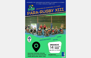 Match Rugby XIII Fauteuil