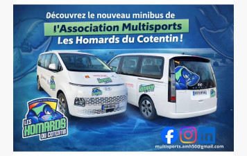 Un minibus pour les Homards du Cotentin