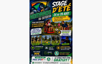 Stage Multisports inclusif AMH Cotentin du 24 au 29 août 2026