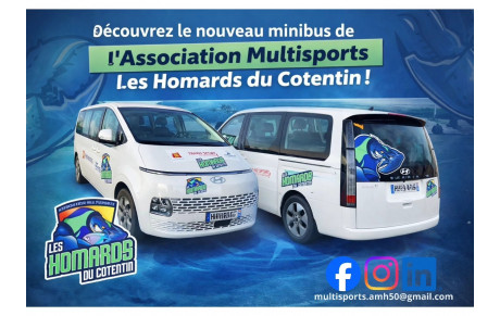 Un minibus pour les Homards du Cotentin