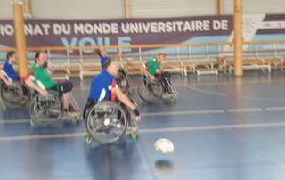 Entrainement Rugby XIII Fauteuil